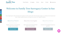 Desktop Screenshot of familytreesurrogacy.com