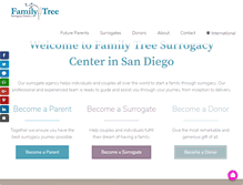 Tablet Screenshot of familytreesurrogacy.com